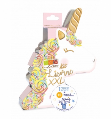 Kit découpoir Licorne XXL DIY - SCRAPCOOKING