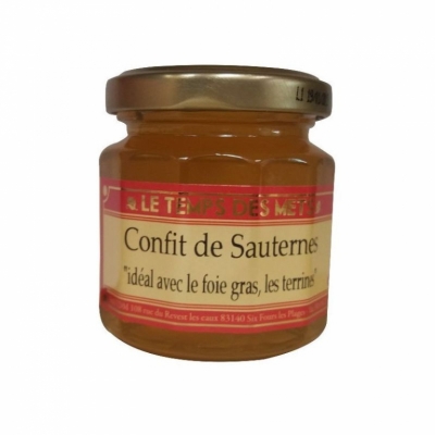 Confit de sauternes à tartiner - 120 Grs - LE TEMPS DES METS