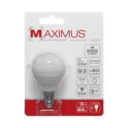 Ampoule LED bulb - E14 - 3 Watts - Maximus - DURACELL