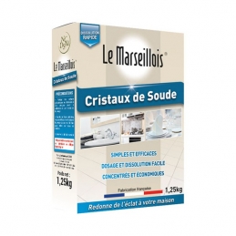 Lessive Cristaux de Soude - 1 Kg - LE MARSEILLOIS