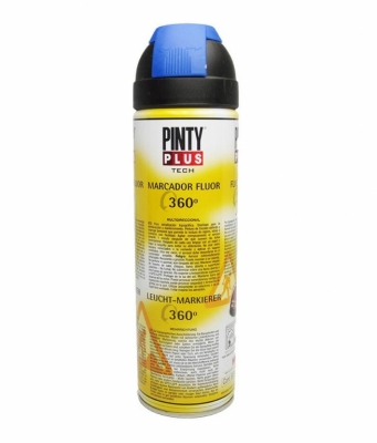 Marqueur fluorescent 360º - Bleu - 500 ml - PINTY