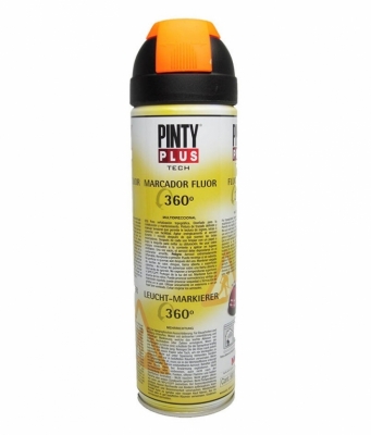 Marqueur fluorescent 360º - Jaune - 500 ml - PINTY