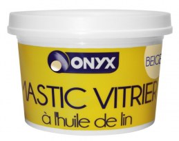 Mastic vitrier à l'huile de lin - Beige - 1 Kg - ONYX