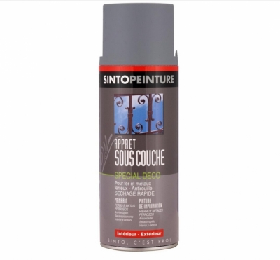 Sous-couche et apprêt - Pour fer et métaux - 400 ml - SINTO