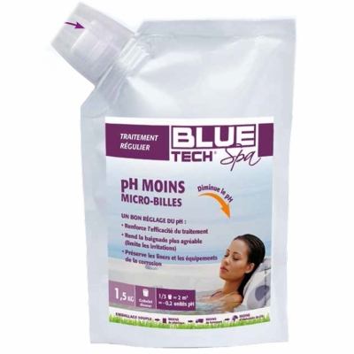 PH Moins Spécial Spa - Sachet refermable - 1.5 Kg - BLUE TECH