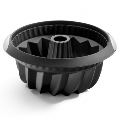 Moule à Kouglof - 22 cm - Noir - Silicone - LEKUE