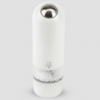 Moulin à sel électrique en ABS - Blanc - 17 cm - Alaska - PEUGEOT