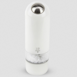 Moulin à sel électrique en ABS - Blanc - 17 cm - Alaska - PEUGEOT