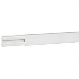 Moulure avec cloison - section 20 x 12,5 mm - Blanc - LEGRAND