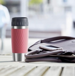 Mug isotherme - TRAVEL CUP Twist - 0.36 L - rose - EMSA