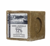 Cube de Savon de Marseille - Olive - 300 Grs - LA CORVETTE