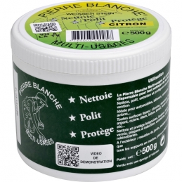 Pierre de nettoyage blanche - Citron - 500 Grs - MKT