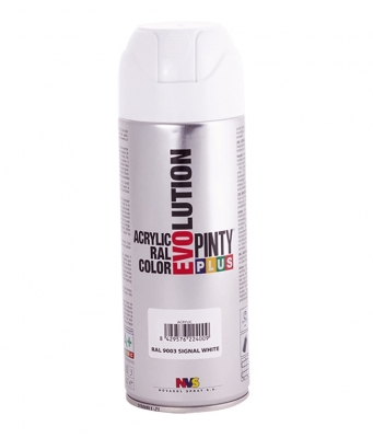 Peinture acrylique - Blanc brillant - 400 ml - PINTY