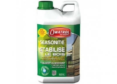 Stabilisateur incolore pour bois neufs humides - Seasonite - 2.5 L - OWATROL