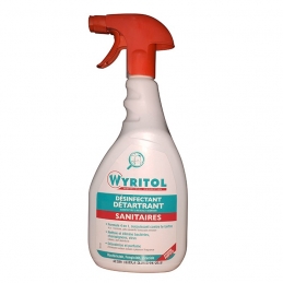 Désinfectant et détartrant pour sanitaires - 750 ml - WYRITOL