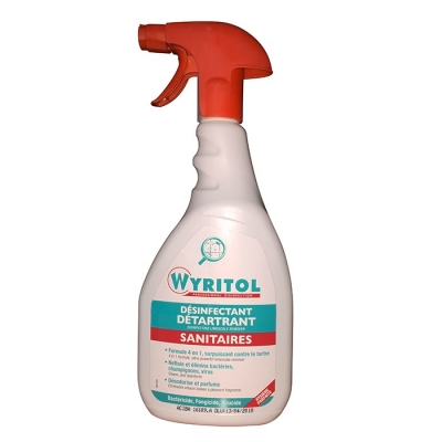 Désinfectant et détartrant pour sanitaires - 750 ml - WYRITOL