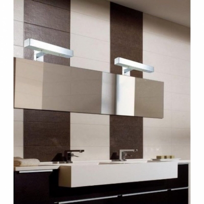 Applique pour miroir de salle de bain - LED - Acier et chrome - Reggiana - RANEX
