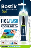 Tube de recharge pour colle de réparation - Fix & Flash - 5 Grs - BOSTIK