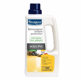 Rénovateur brillant protecteur pour sols pvc - 1 L - STARWAX