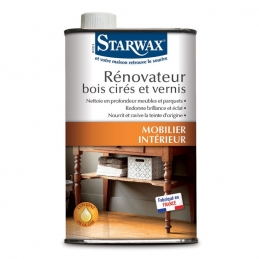 Rénovateur pour bois cirés et vernis - 500 ml - STARWAX 