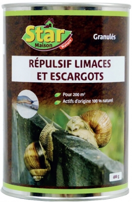 Répulsif escargots et limaces - 100 m² - 400 Grs - STAR