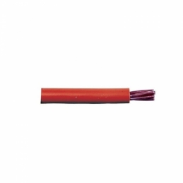 Fil de câblage rigide - H07 V-R 6 mm² - 100 M - Rouge - SERMES