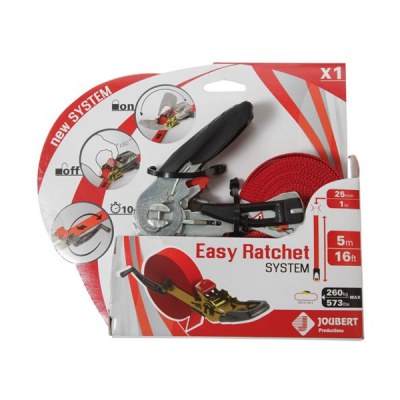 Sangle Easy Ratchet System - 25 mm x 5 m - JOUBERT