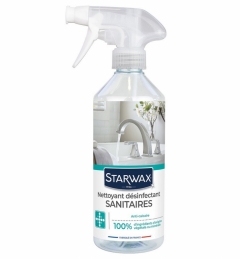 Nettoyant désinfectant pour sanitaires - 100 % Naturel - 500 ml - STARWAX