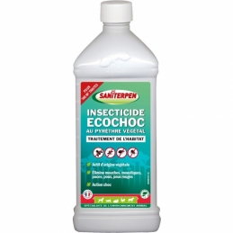 Insecticide au pyrèthre végétal - Traitement habitat - Ecochoc - 1 L - SANITERPEN