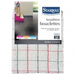 Serpillière bouclettes - Sols lisses - 50 cm - STARWAX