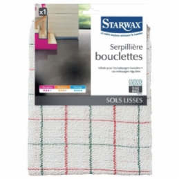 Serpillière bouclettes - Sols lisses - 50 cm - STARWAX