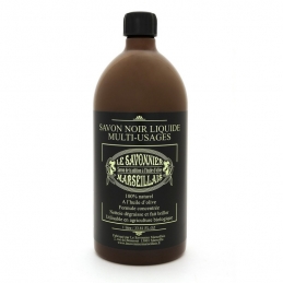 Savon noir liquide - Multi-usages - 1 L - LE SAVONNIER MARSEILLAIS