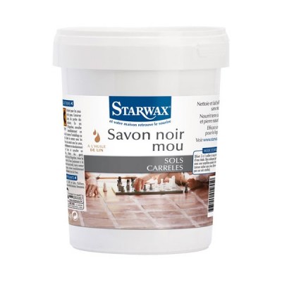 Savon noir mou - Sols carrelés - 1 Kg - STARWAX