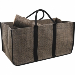 Sac à bûches en jute plastifié - 65 cm - AUBRY GASPARD