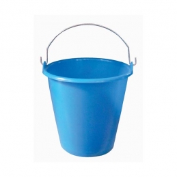 Seau ménager en palstique avec anse - 5 L - Bleu - ALUMINIUM & PLASTIQUE