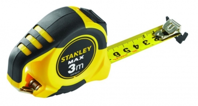 Mètre double marquage - Magnetique Max - 3 M - 19 mm - STANLEY