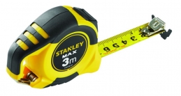 Mètre double marquage - Magnetique Max - 3 M - 19 mm - STANLEY