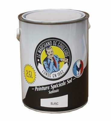 Peinture Spécial Sol - Satinée - Blanc - 2.5 L - ONIP