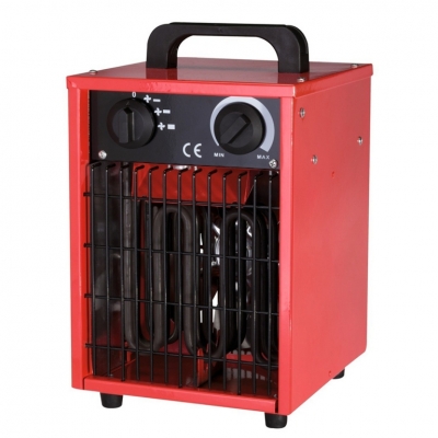 Radiateur de chantier - Soufflant - Portable - Rouge - 3000 Watts - VARMA