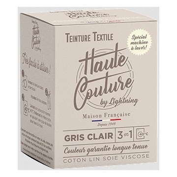 Teinture spécial machine à laver - 350 Grs - Gris clair - HAUTE-COUTURE