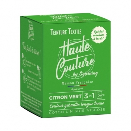 Teinture spécial machine à laver - 350 Grs - Citron vert - HAUTE-COUTURE