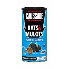 Rats et mulots - Efficacité radicale - Céréales - 600 Grs - CAUSSADE