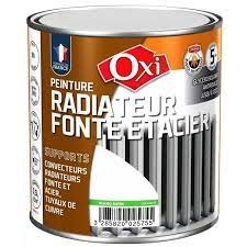 Peinture monocouche - Radiateur / Convecteur et Tuyau - Blanc - Brillant - 0.5 L - OXI