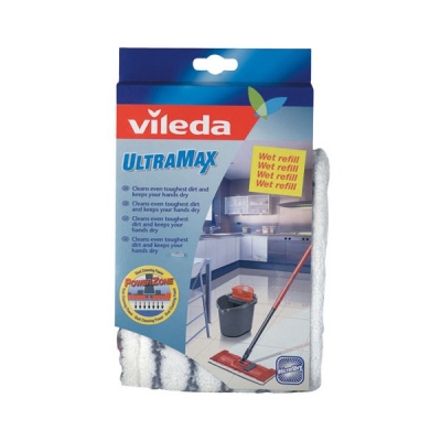 vhbw Lingette de nettoyage microfibre remplacement pour Vileda Ultramat  Microfaser Sensitive pour laveur de sol 36 x 14 x 1,2 cm