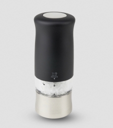 Moulin à sel électrique en ABS soft touch- Noir - 14 cm - Zephir - PEUGEOT
